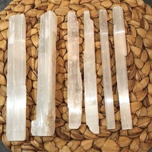 Selenite sticks bundle 6 pieces